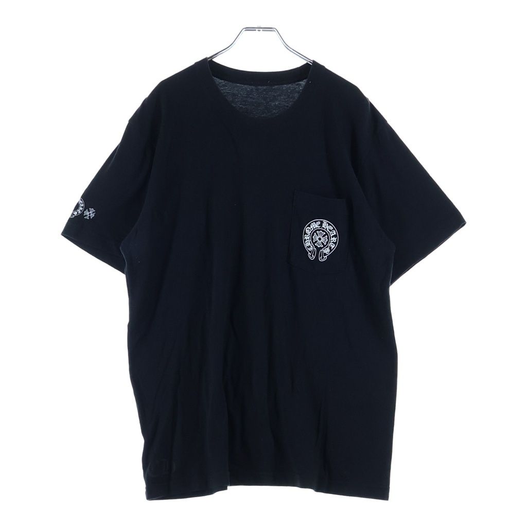 Chrome Hearts Back Grad Circle Logo Tee T-Shirt Print Crew Neck Short Sleeve — view 2