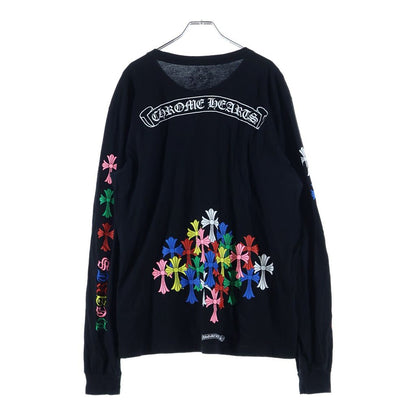 Chrome Hearts Mltcol Cem Crs Long Sleeve Tee Multicolor Cemetery Cross Long