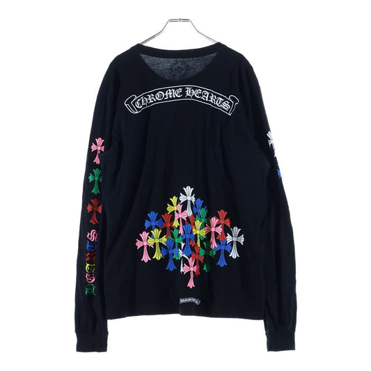 Chrome Hearts Mltcol Cem Crs Long Sleeve Tee Multicolor Cemetery Cross Long