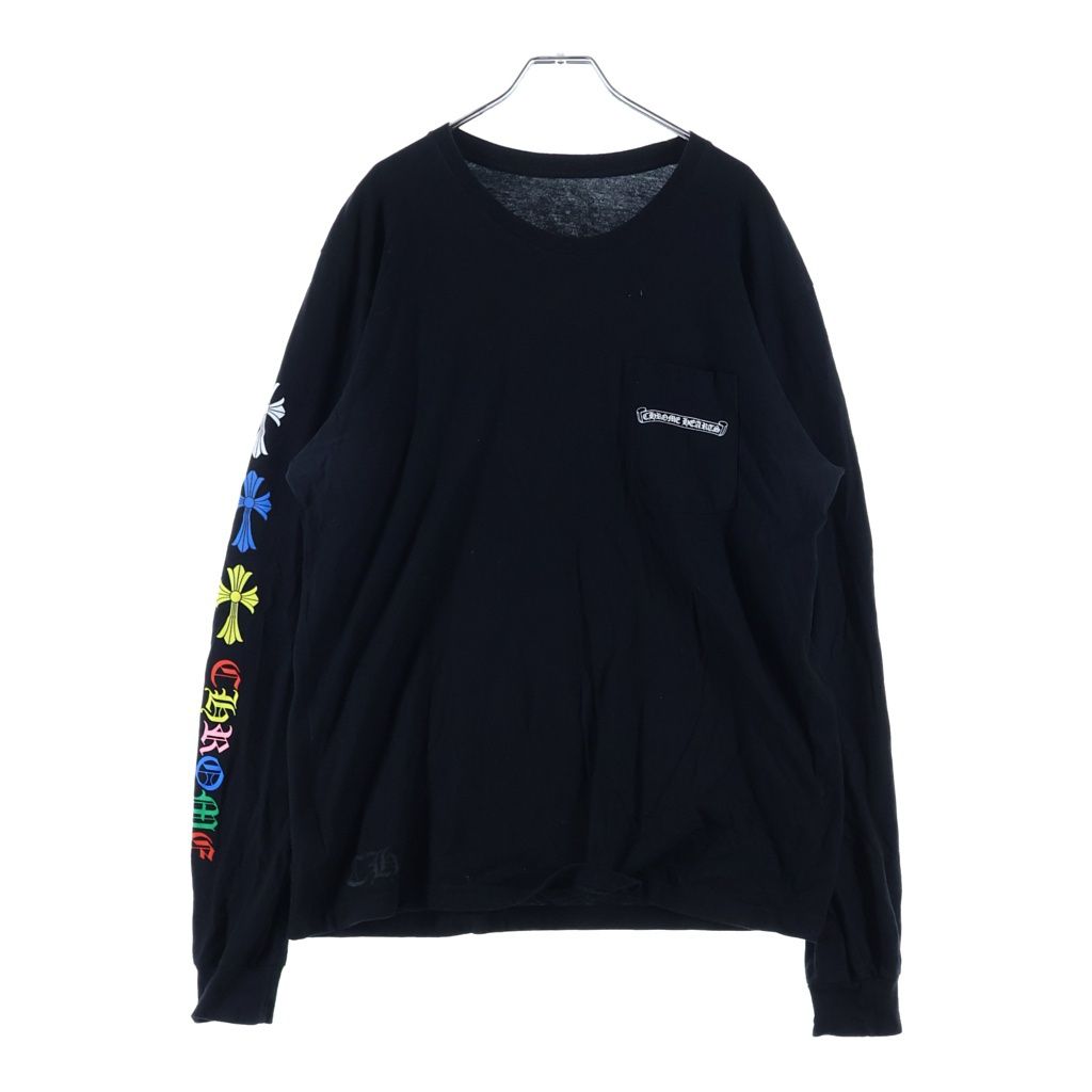 Chrome Hearts Mltcol Cem Crs Long Sleeve Tee Multicolor Cemetery Cross Long — view 2