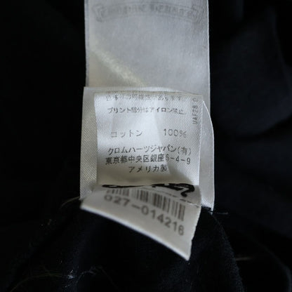 Chrome Hearts CH L S 1 Scroll Label Print Long Sleeve T-Shirt Crew Neck Black — view 8