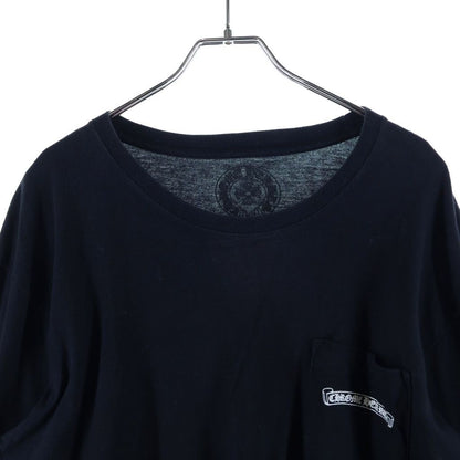 Chrome Hearts CH L S 1 Scroll Label Print Long Sleeve T-Shirt Crew Neck Black — view 3
