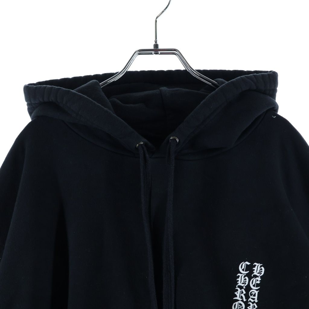 Chrome Hearts Sweatshirt Plv Arm Logo Pullover Hoodie Print Black — view 3