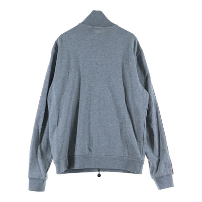 Moncler Arm Reflective Tricolor Line Track Jacket Sweatshirt Zip Up Gray — view 2