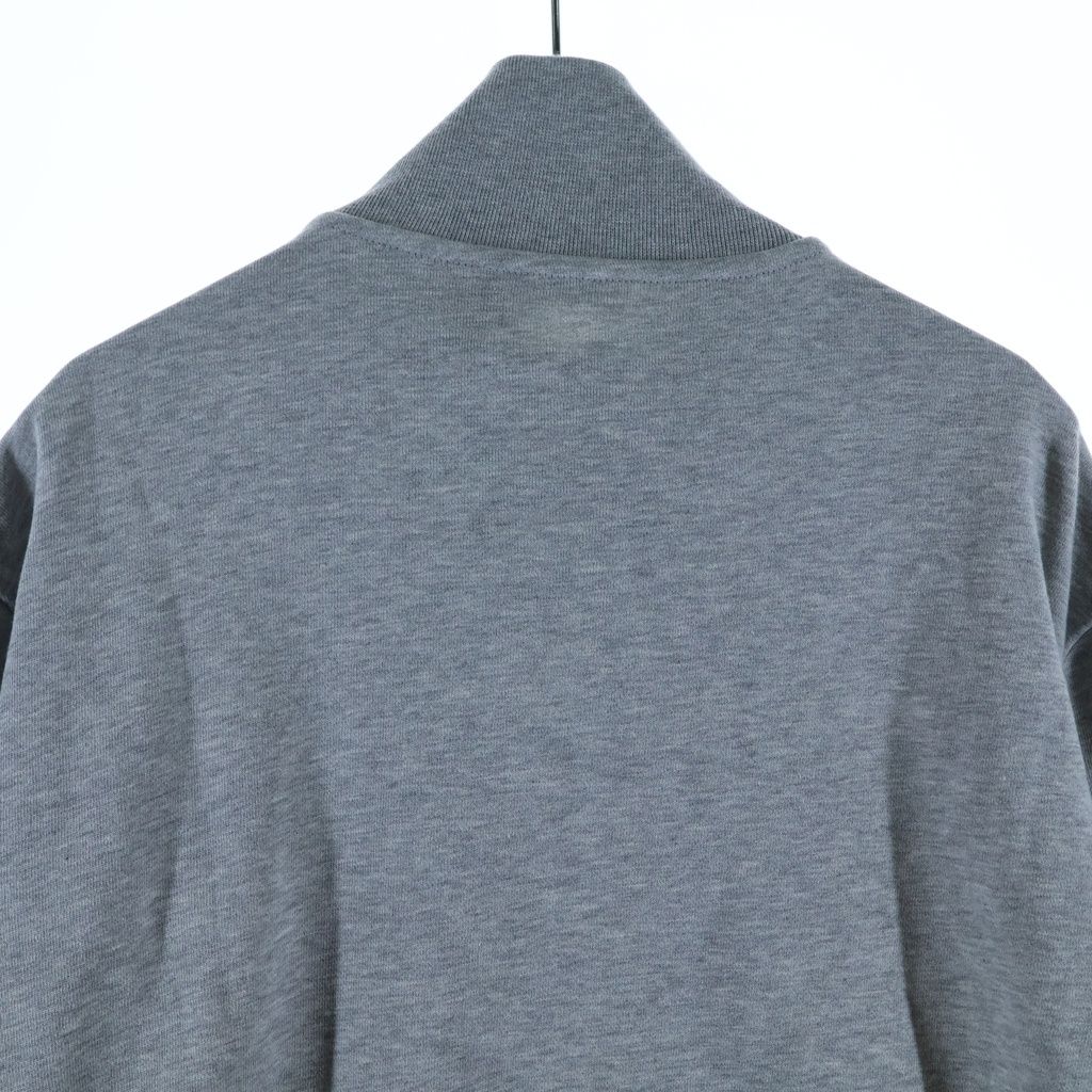 Moncler Arm Reflective Tricolor Line Track Jacket Sweatshirt Zip Up Gray — view 4