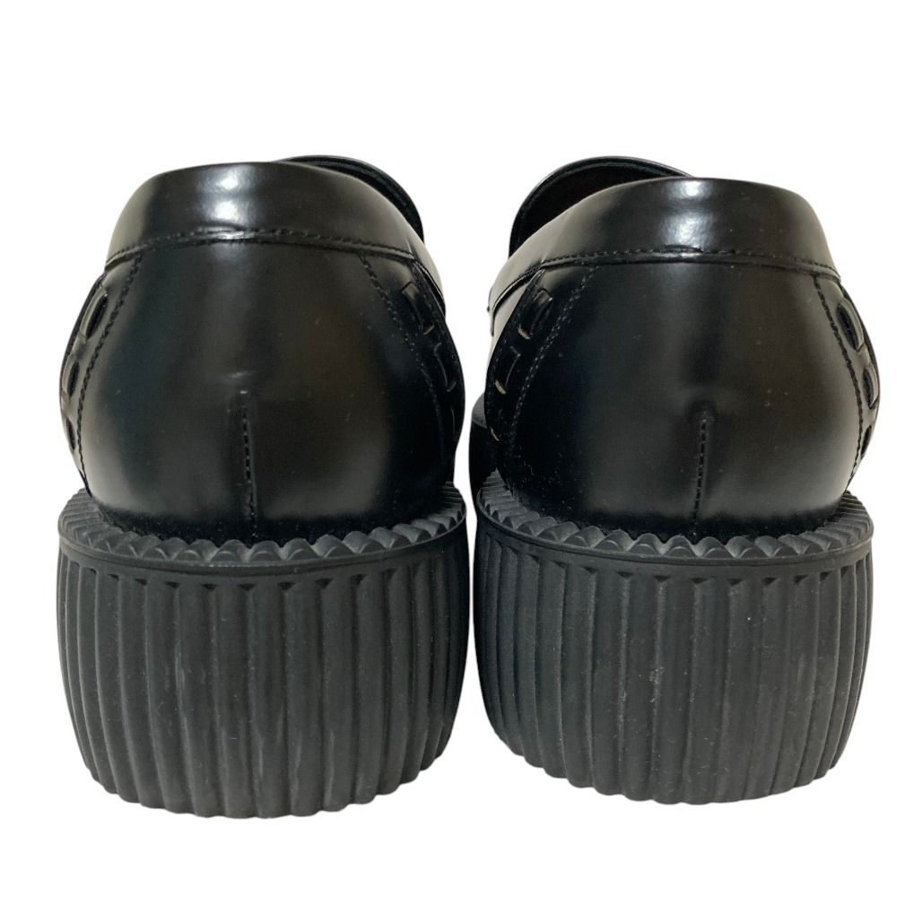 Gucci Logo Plate Horsebit Clipper Loafers 6.5 Black — view 3