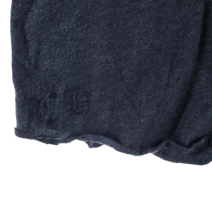 Chrome Hearts Henry T-Shirt Neck Arm CH Plus Logo 3/4 Sleeve Long Top Gray — view 5
