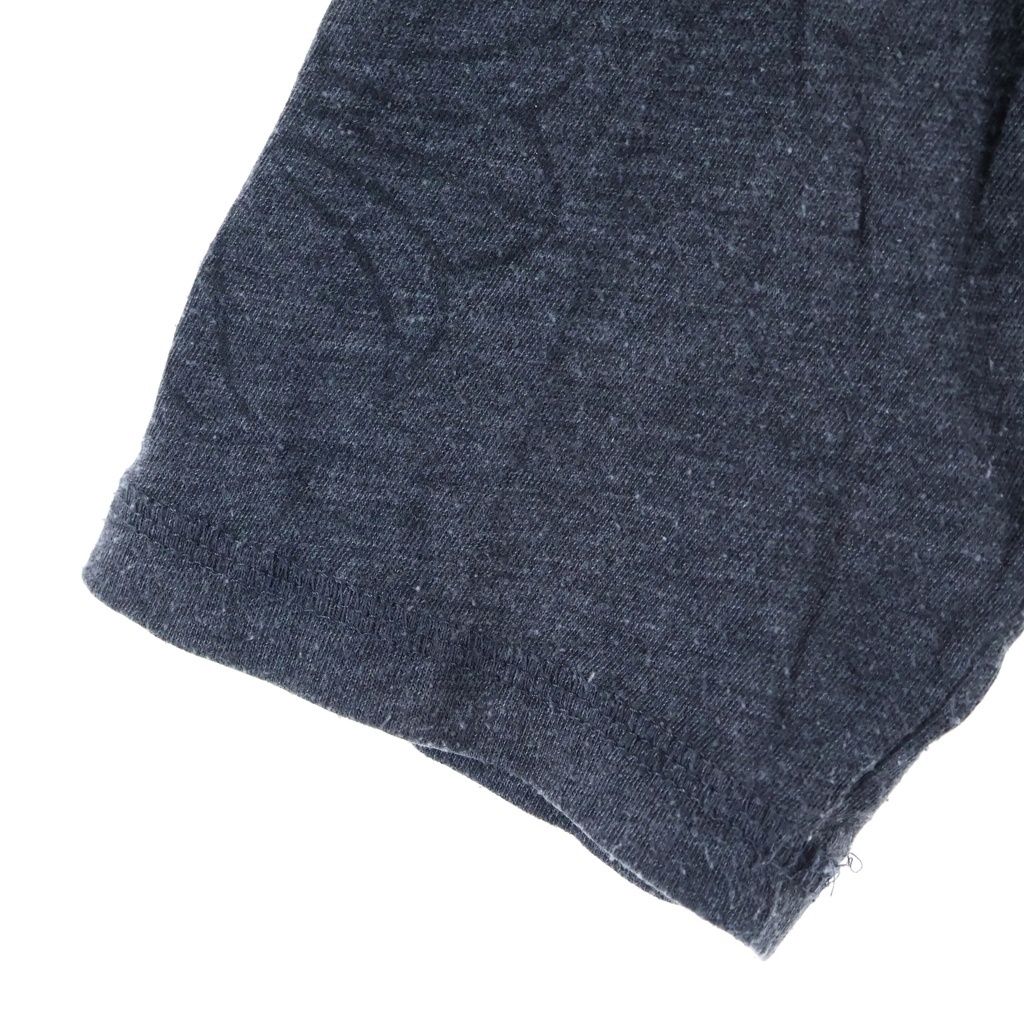 Chrome Hearts Henry T-Shirt Neck Arm CH Plus Logo 3/4 Sleeve Long Top Gray — view 4