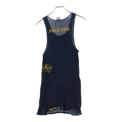 Chrome Hearts Vintage CH Tank T Bar Print Sleeveless Shirt Top Black — view 2