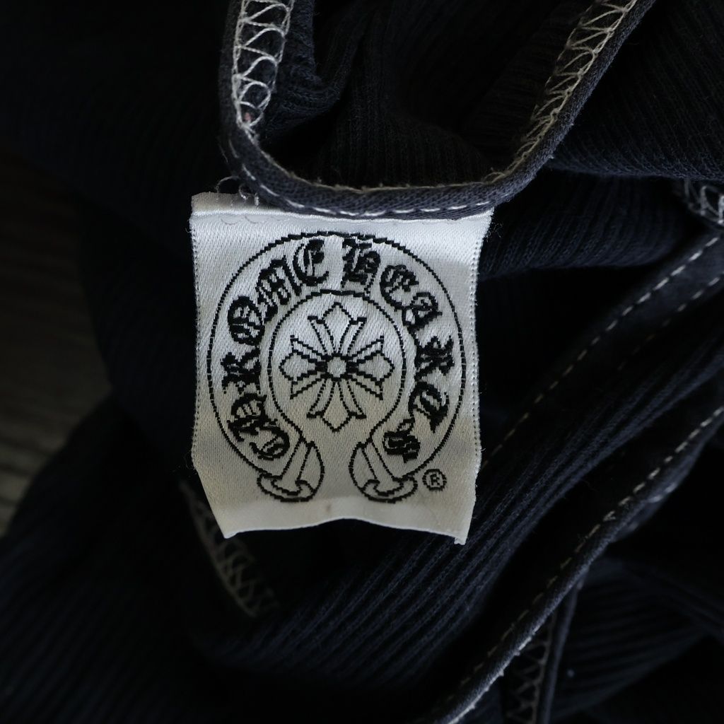 Chrome Hearts Vintage CH Tank T Bar Print Sleeveless Shirt Top Black — view 7