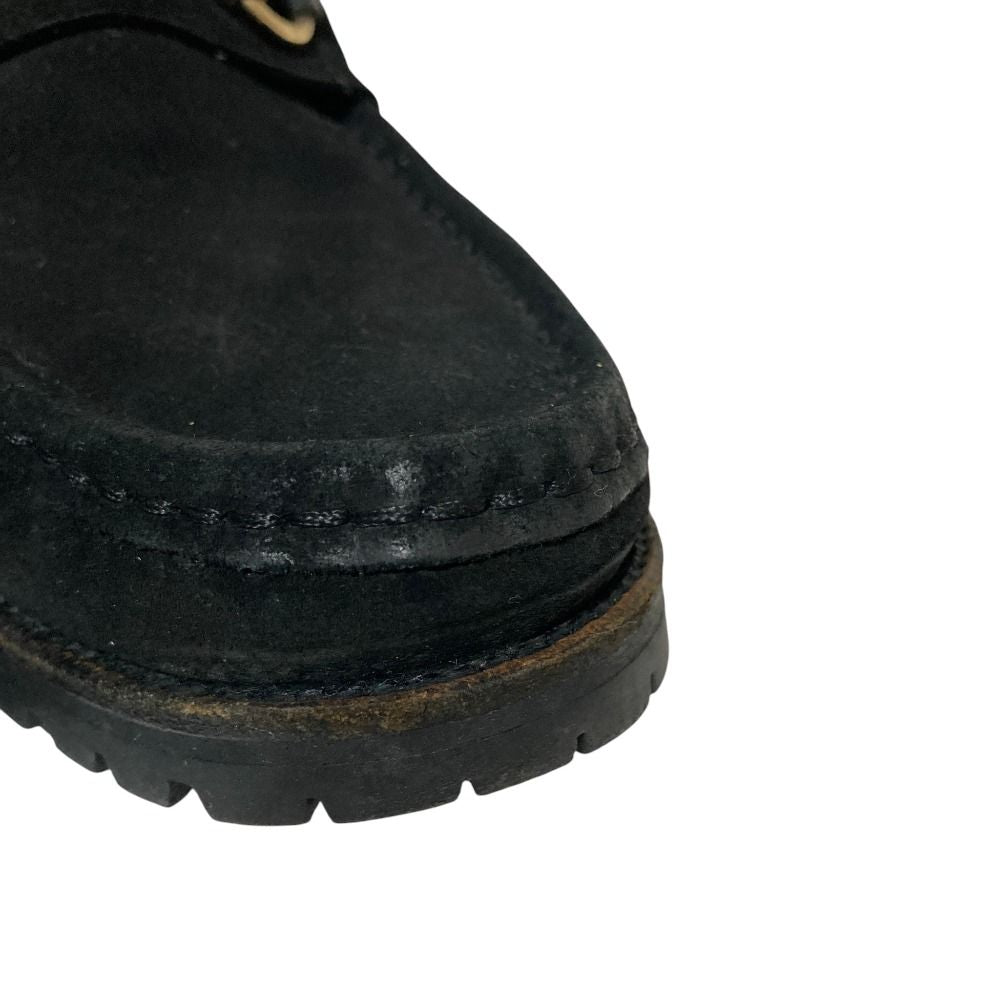 Gucci Suede Leather Horsebit Short Boots 38.5 Black — view 9