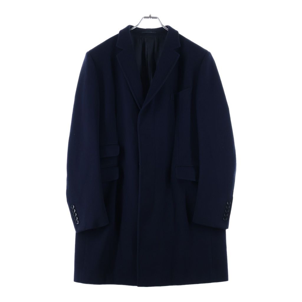 Gucci Wool Coat Single Long Navy