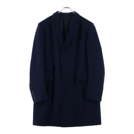 Gucci Wool Coat Single Long Navy