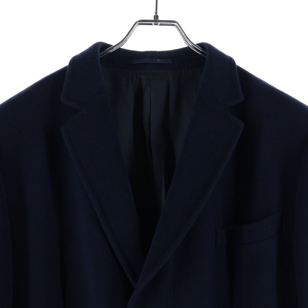 Gucci Wool Coat Single Long Navy — view 3