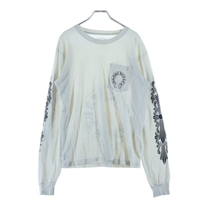 Chrome Hearts CH L S T-Shirt Backhoe Sush Arm Floral Long Sleeve T White — view 2