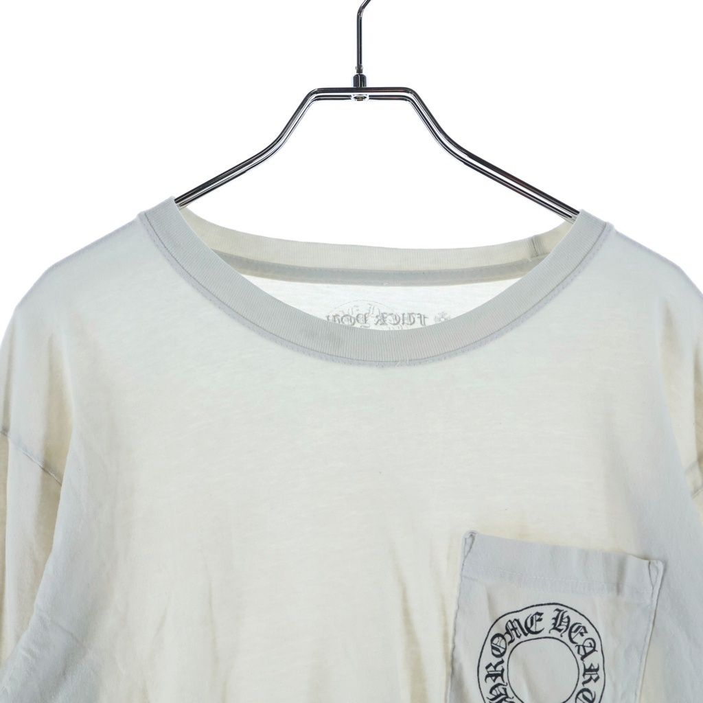 Chrome Hearts CH L S T-Shirt Backhoe Sush Arm Floral Long Sleeve T White — view 3