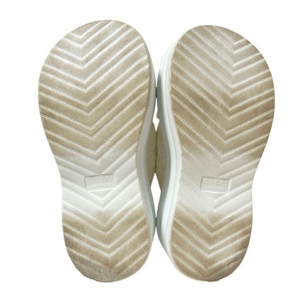 Gucci Craze Platform Slide Sandals 36 White — view 5
