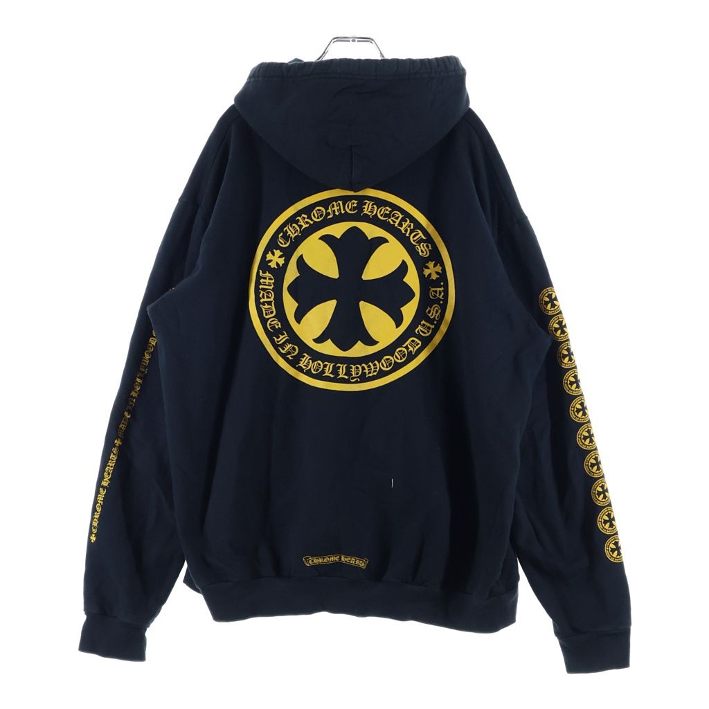 Chrome Hearts Sweatshirt HD Plvr CH Plus Print Pullover Hoodie Black