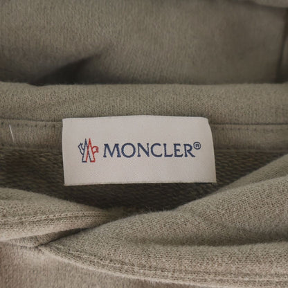 Moncler Logo Letter Print Hoodie Long Sleeve Pullover Beige — view 7