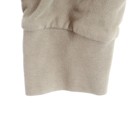Moncler Logo Letter Print Hoodie Long Sleeve Pullover Beige — view 5