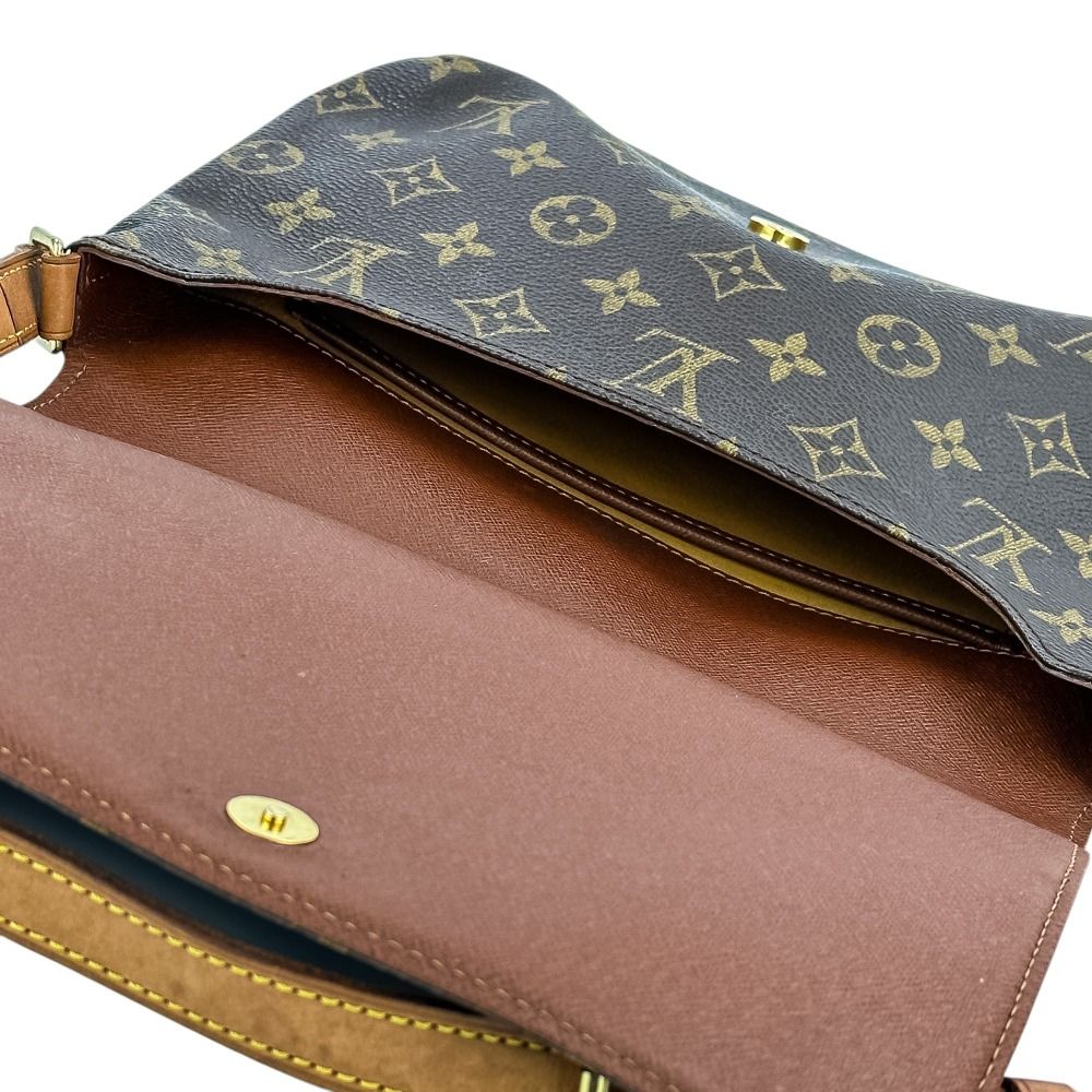 Louis Vuitton Monogram Musette Tango Shoulder Bag Brown — view 9