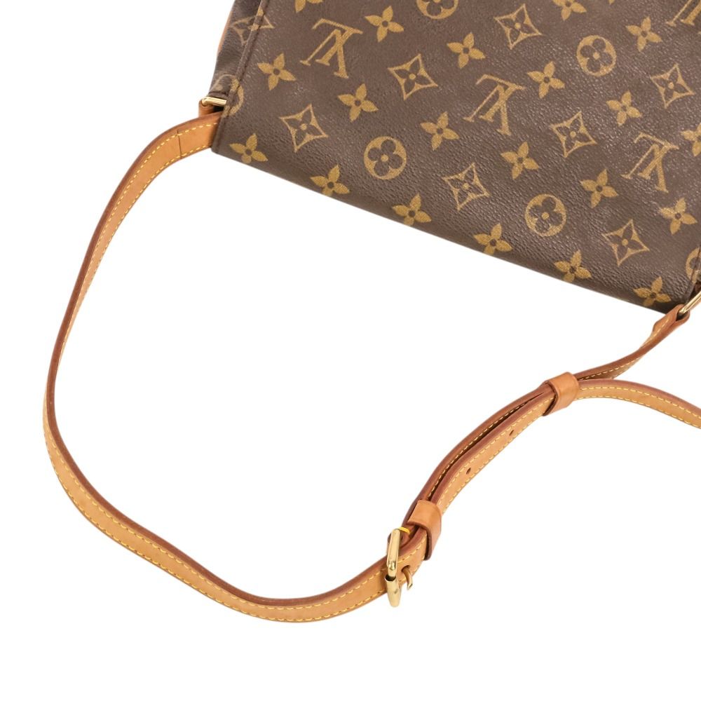 Louis Vuitton Monogram Musette Tango Shoulder Bag Brown — view 7