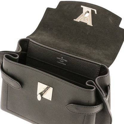 Louis Vuitton Lockme Mini 2-Way Leather Shoulder Bag Black — view 6