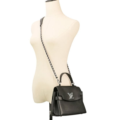 Louis Vuitton Lockme Mini 2-Way Leather Shoulder Bag Black — view 2