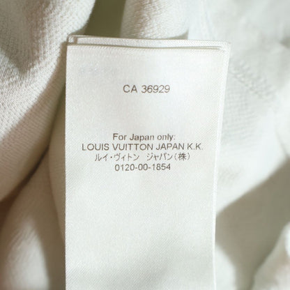 Louis Vuitton Pocket Monogram Crew Neck Cotton Short Sleeve T-Shirt White — view 8