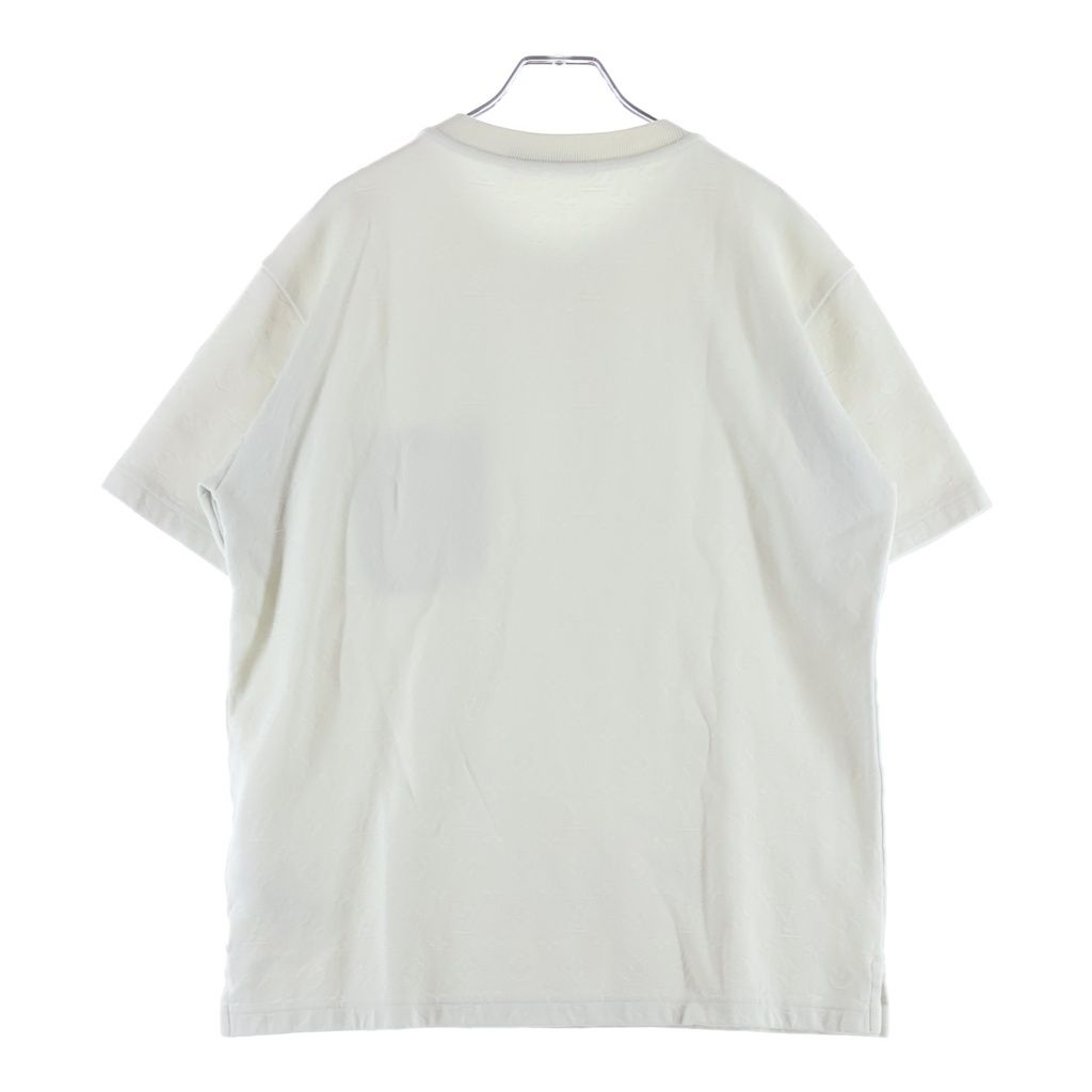 Louis Vuitton Pocket Monogram Crew Neck Cotton Short Sleeve T-Shirt White — view 2