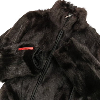 Prada Sport Kidfa Zip Up Jacket 50 Brown — view 5