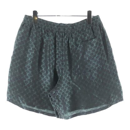 Louis Vuitton Jacquard Monogram Silk Blend Shorts Gray MM — view 2