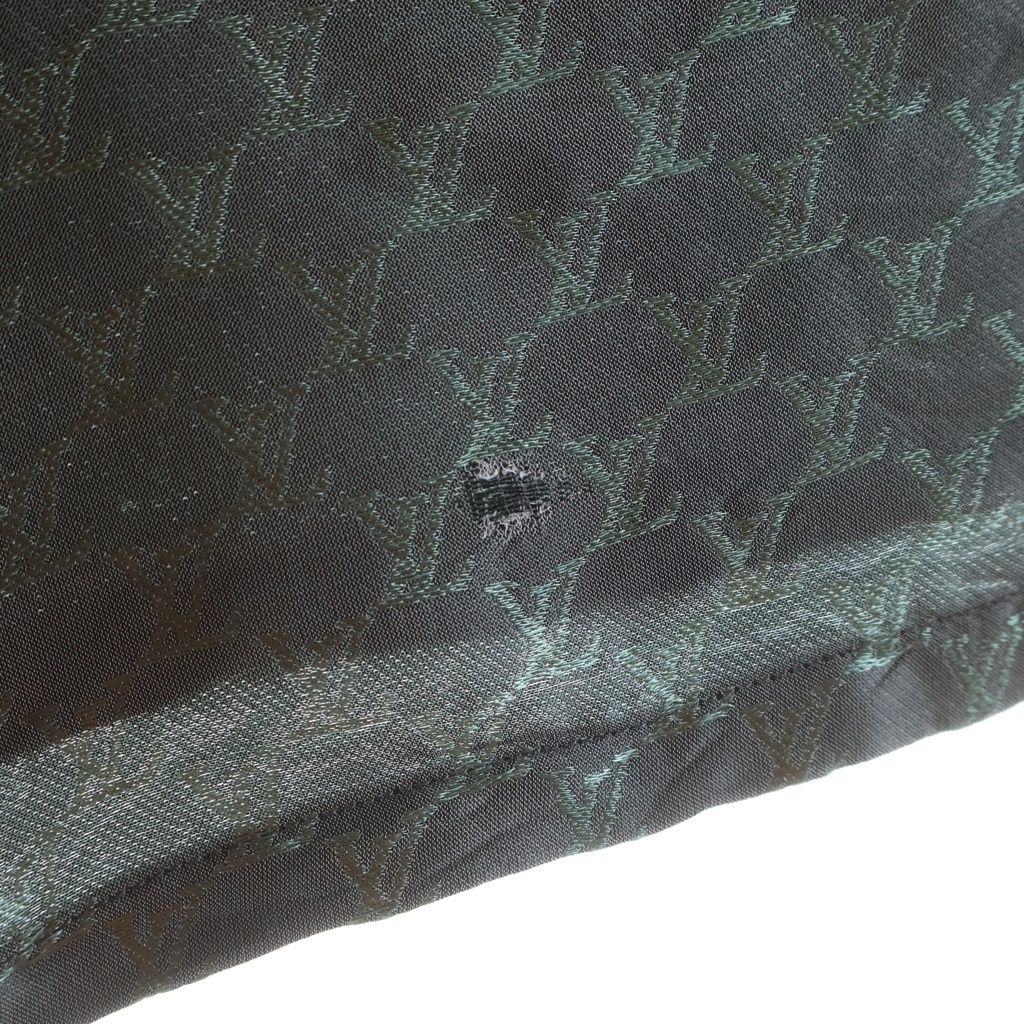 Louis Vuitton Jacquard Monogram Silk Blend Shorts Gray MM — view 5