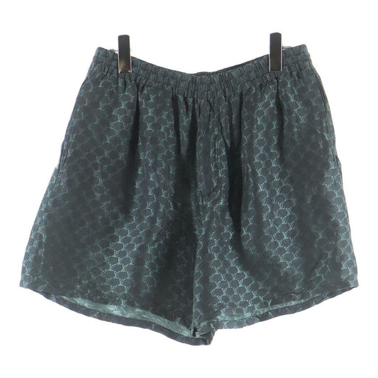 Louis Vuitton Jacquard Monogram Silk Blend Shorts Gray MM