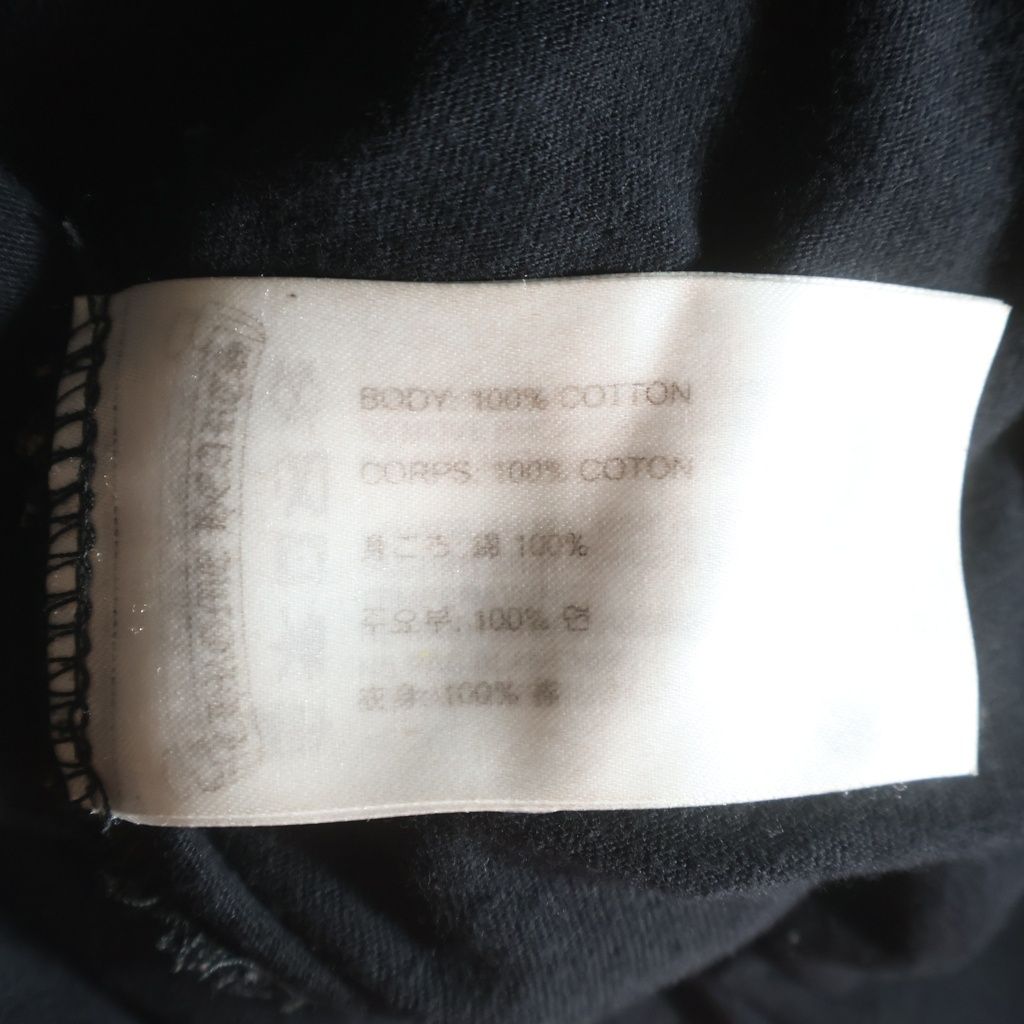 Chrome Hearts Vintage English Neck Logo Long Sleeve Tee Long T-Shirt Black Pink — view 8
