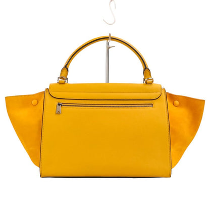 Celine Trapeze Tote Shoulder Bag Yellow — view 4
