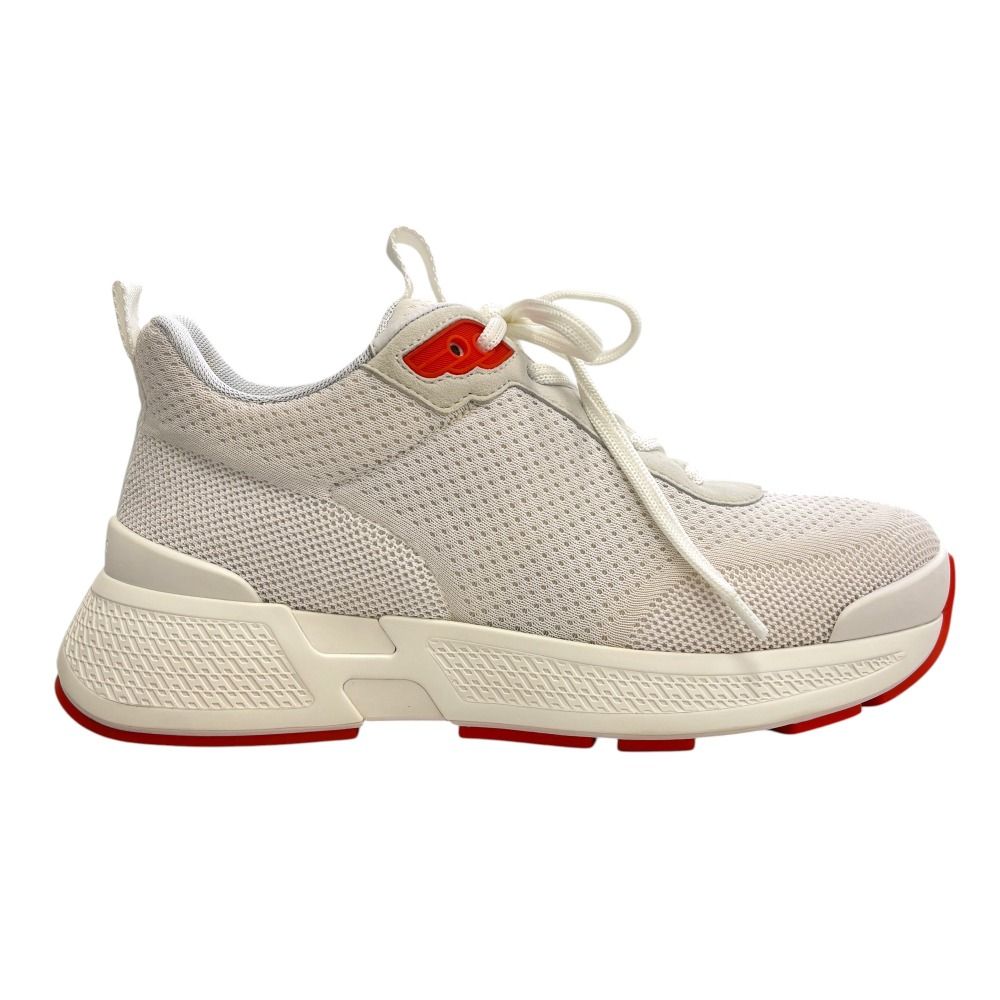Hermes Sneakers 37.5 White Orange — view 4