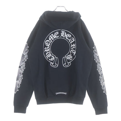 Chrome Hearts Sweatshirt Plvr Sleeve Floral Back Horse Shoe Print Pullover