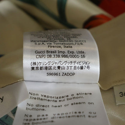 Gucci Disney Mickey Mouse Printed Silk Pants Multi Zadop — view 8