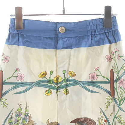 Gucci Disney Mickey Mouse Printed Silk Pants Multi Zadop — view 3