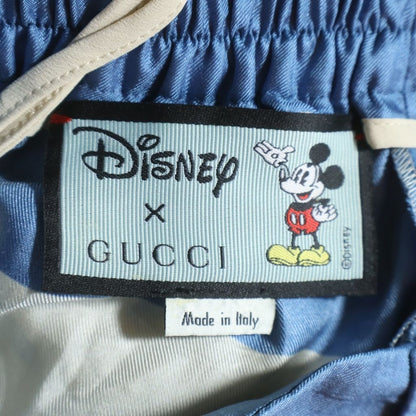 Gucci Disney Mickey Mouse Printed Silk Pants Multi Zadop — view 6