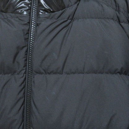 Moncler Cardere Logo Print Hooded Nylon Down Jacket 3 Black — view 6