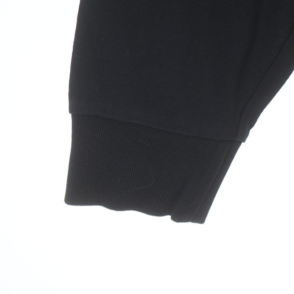Moncler T-Shirt Manica Lunga Front Print Crew Neck Long Sleeve Top Black — view 4