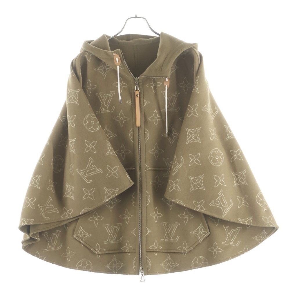 Louis Vuitton Mahina Monogram Reversible Poncho Beige Cape — view 3