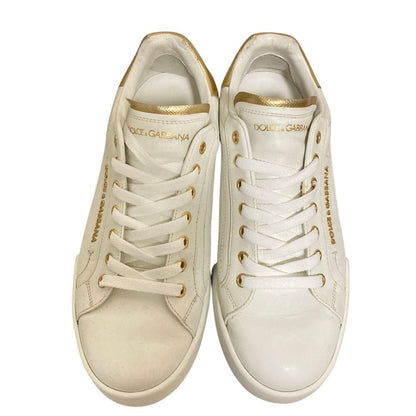 Dolce & Gabbana Portofino Sneakers 7 White Gold — view 5