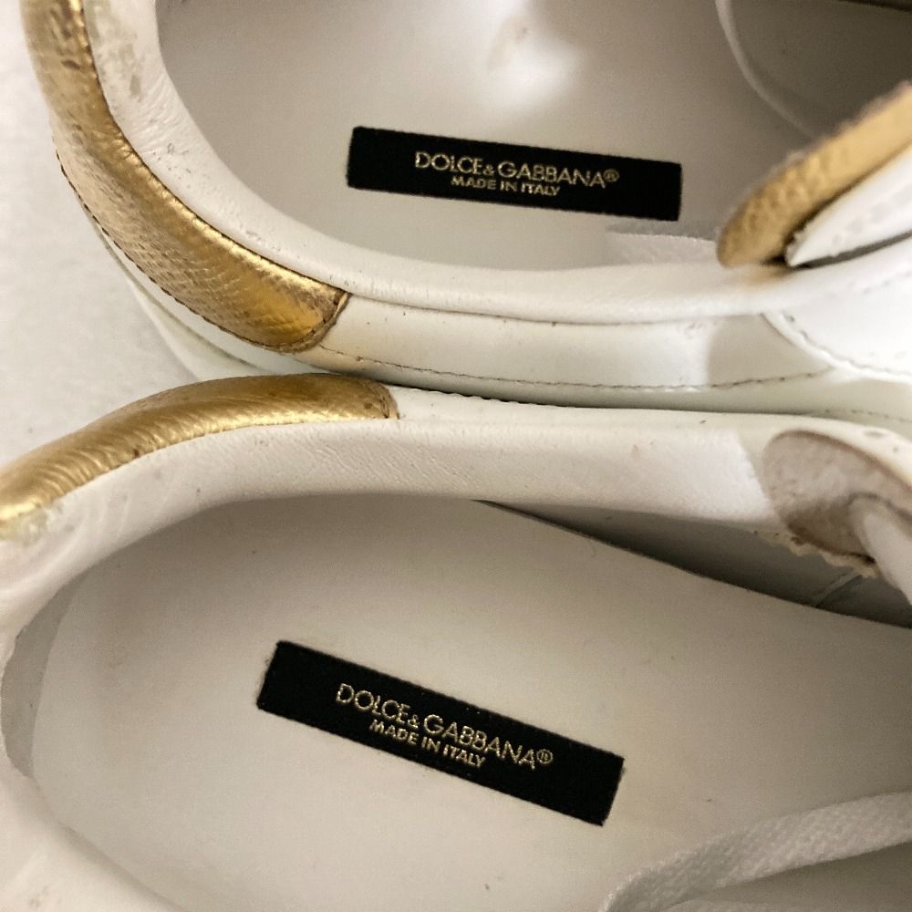 Dolce & Gabbana Portofino Sneakers 7 White Gold — view 7
