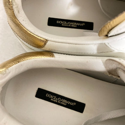 Dolce & Gabbana Portofino Sneakers 7 White Gold — view 7