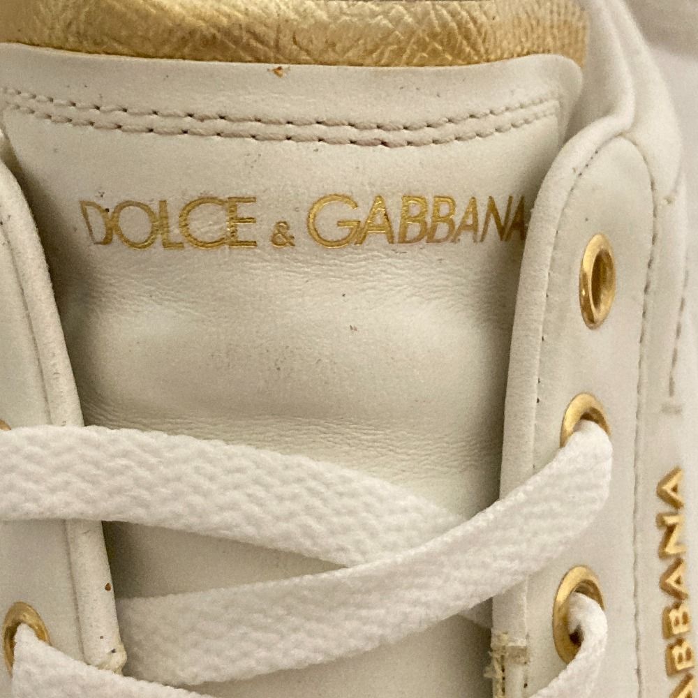 Dolce & Gabbana Portofino Sneakers 7 White Gold — view 9