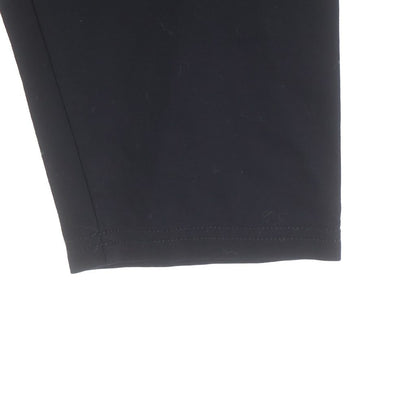 Prada Triangle Logo Embroidery Long T-Shirt Black Cotton — view 5