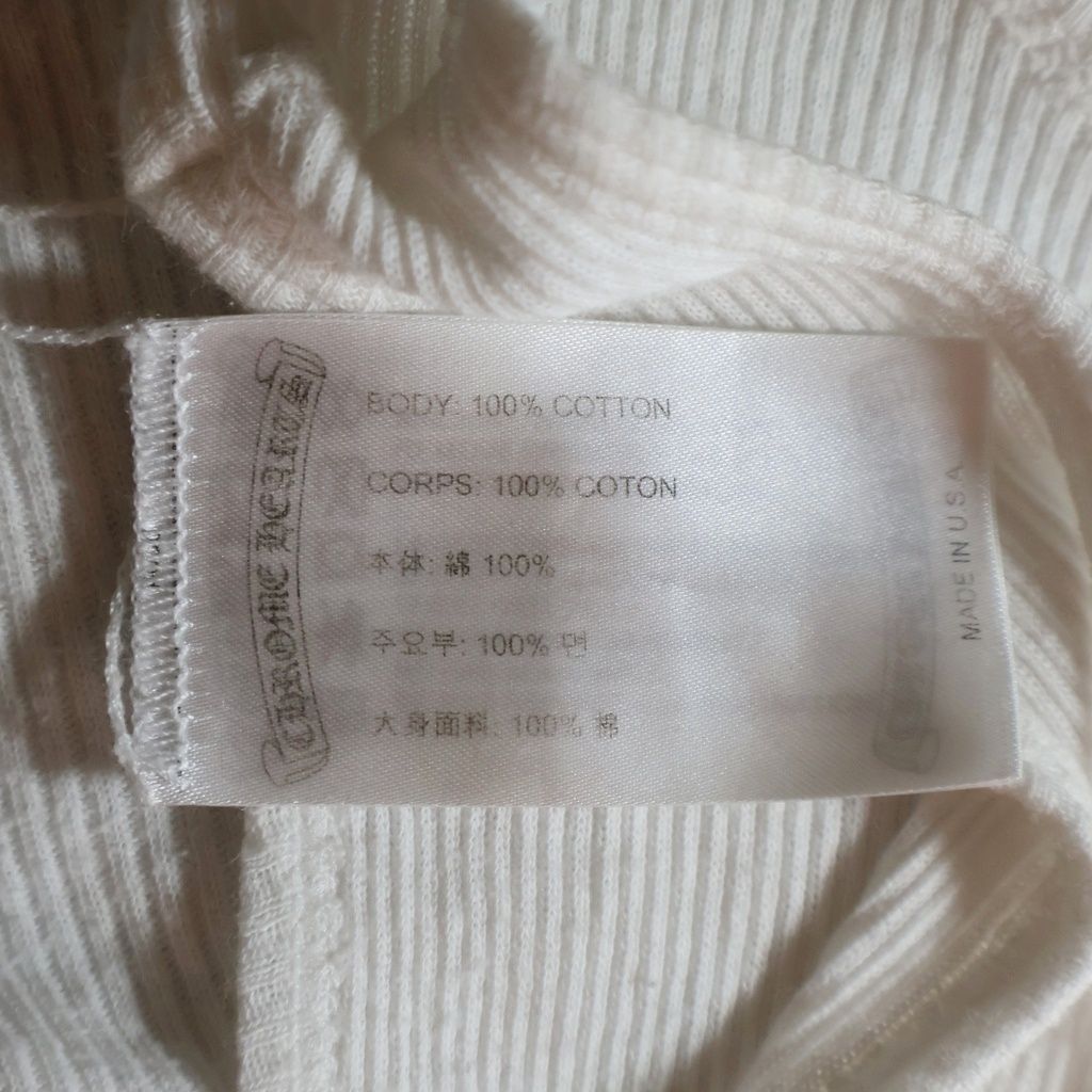 Chrome Hearts CH Pls CS Plus Back Horse Shoe Print Tank Top White — view 8